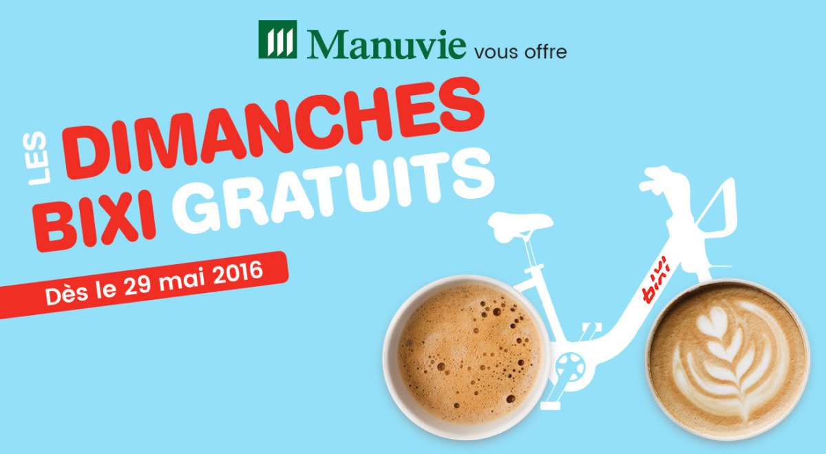 The first free BIXI Sunday with Café Liégeois ! - Café Liégeois Canada Inc.