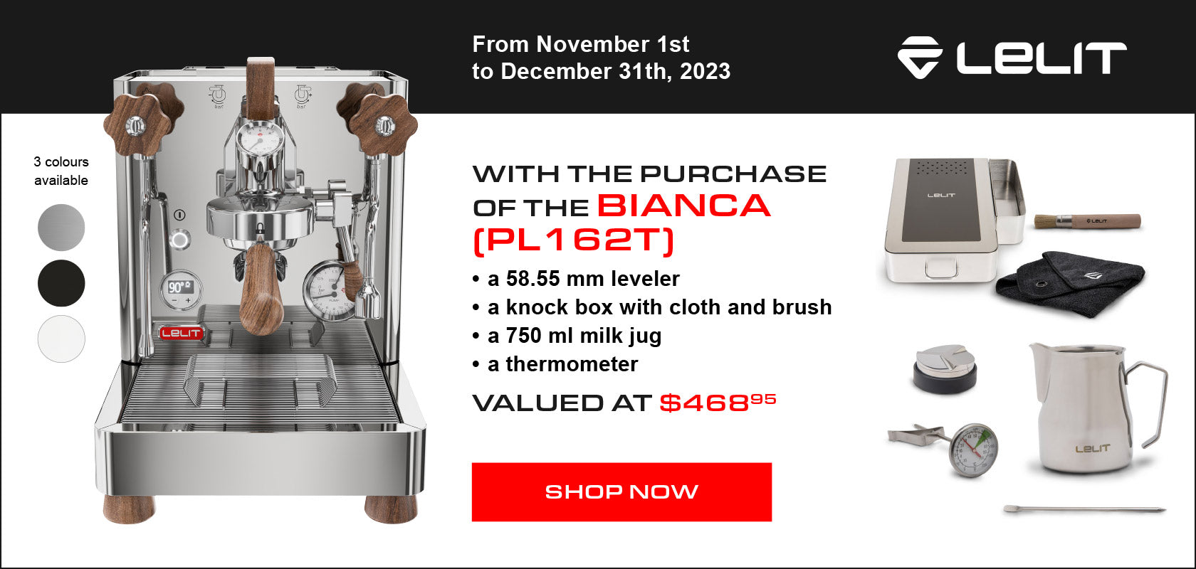 Lelit - Bianca - Edition limitée V3