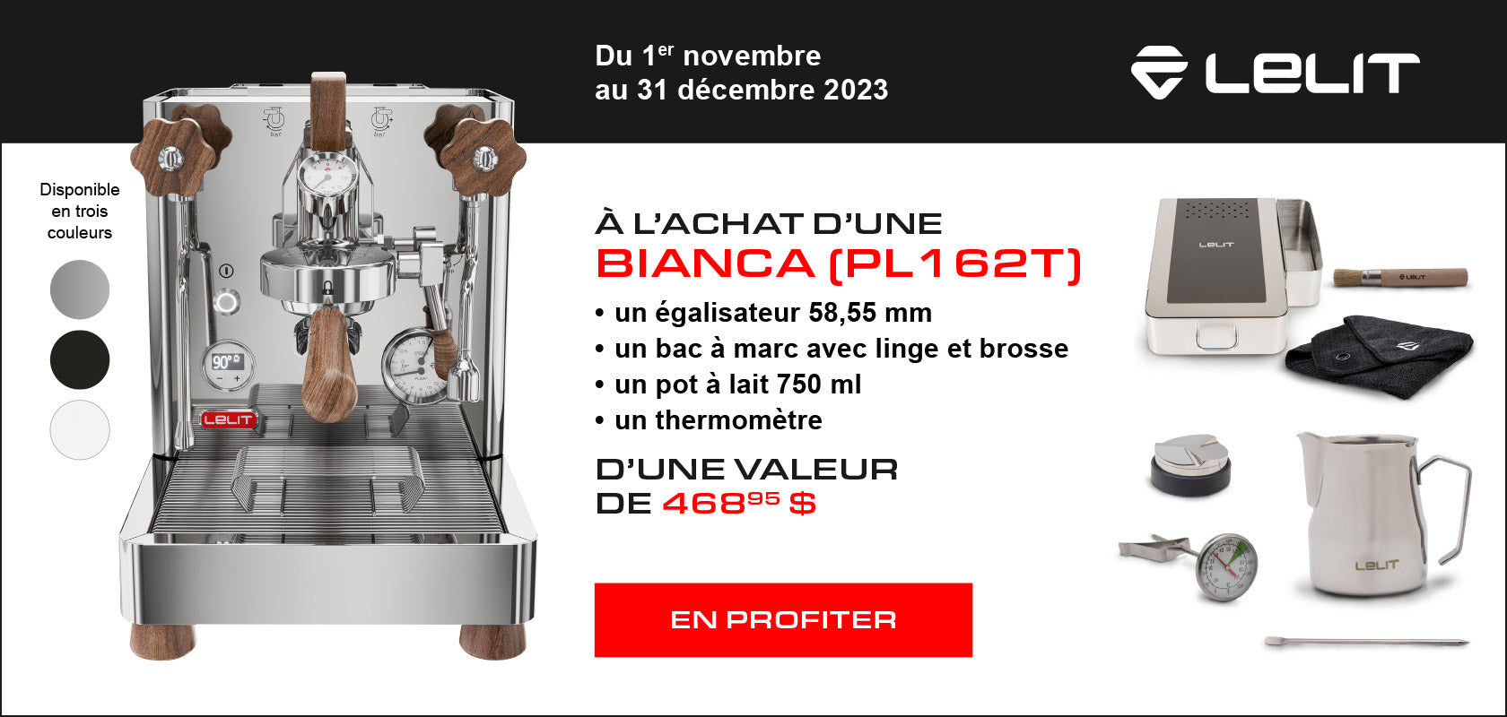 Lelit Bianca - Machine espresso version 3