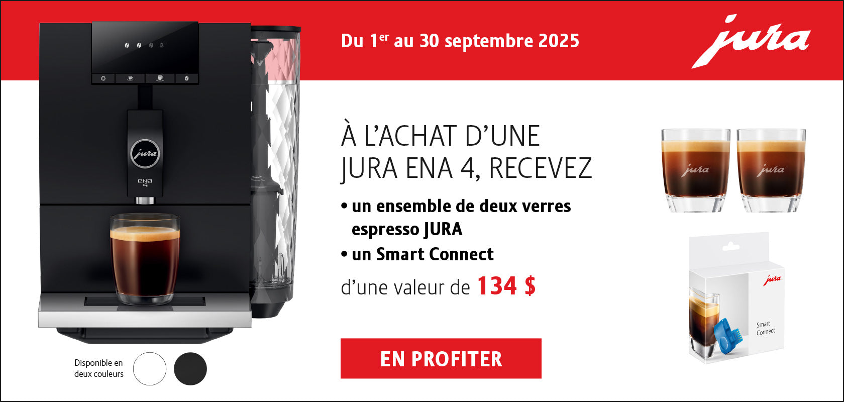 Jura - E4 + Carte-cadeau gratuite de 80