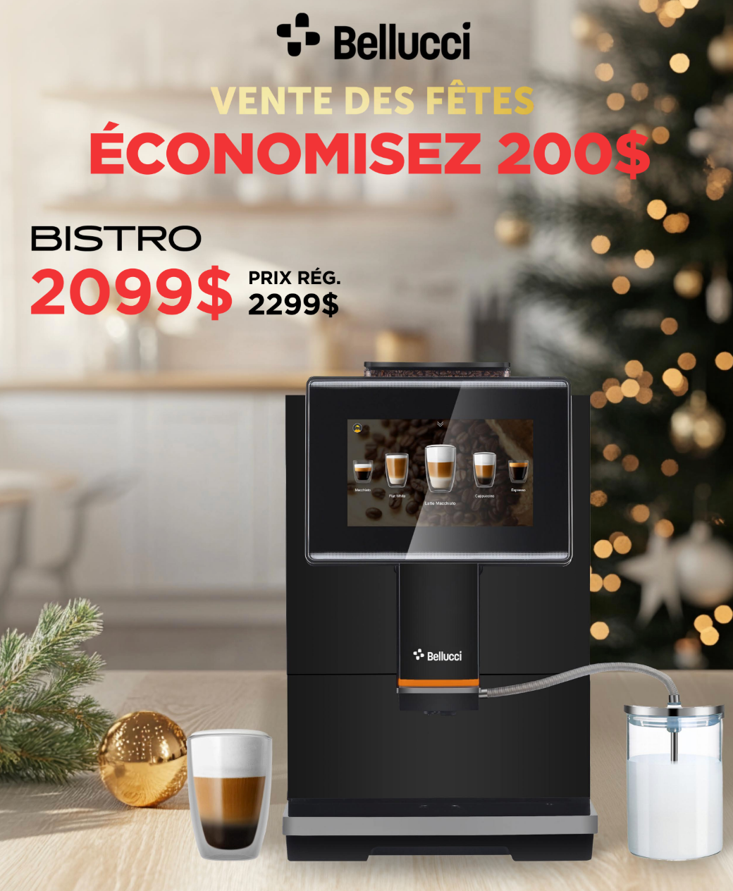 Bellucci - Bistro Machine à espresso automatique