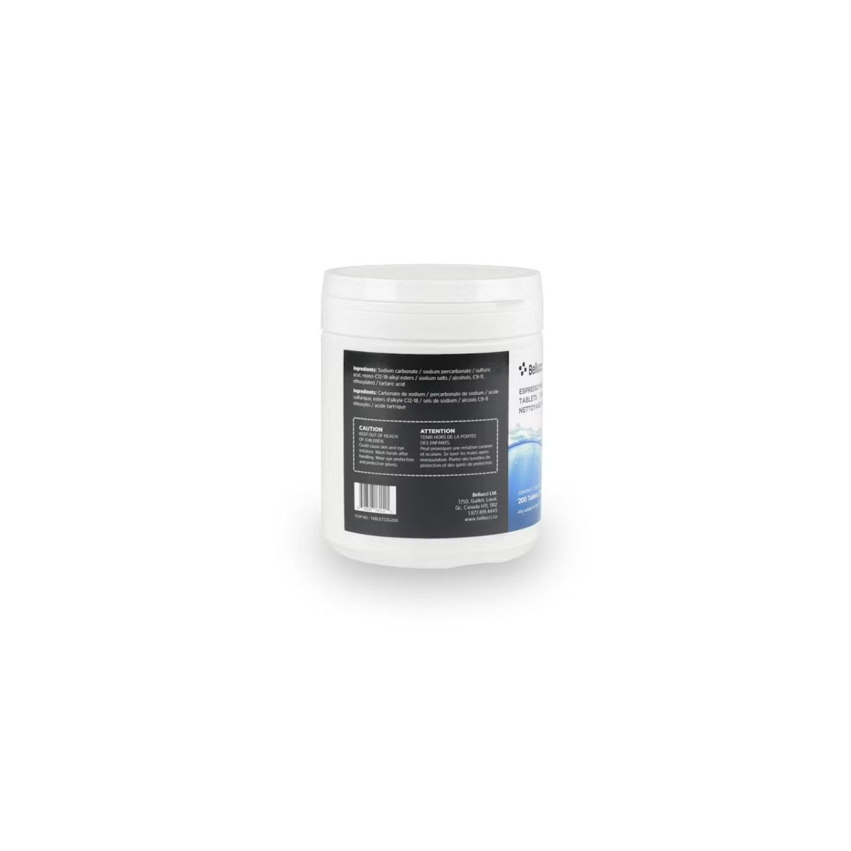 Bellucci - Coffee machine cleaning tablets 3g (200) - Café Liégeois Canada Inc.