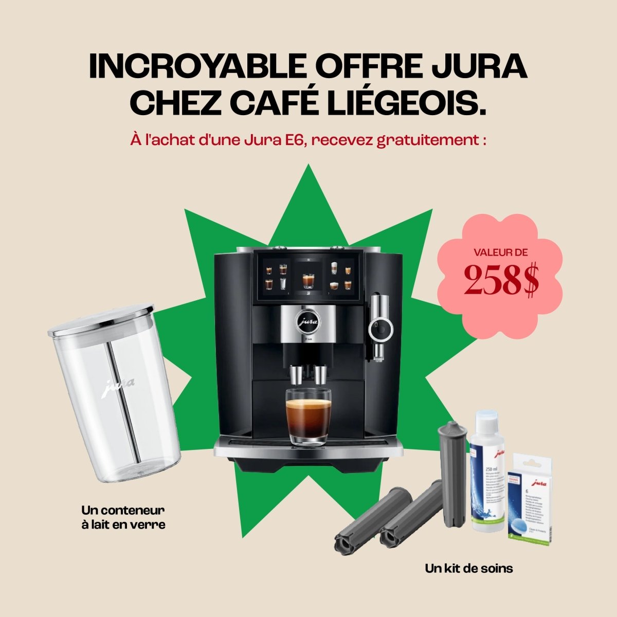 Jura - J8 TWIN - Café Liégeois