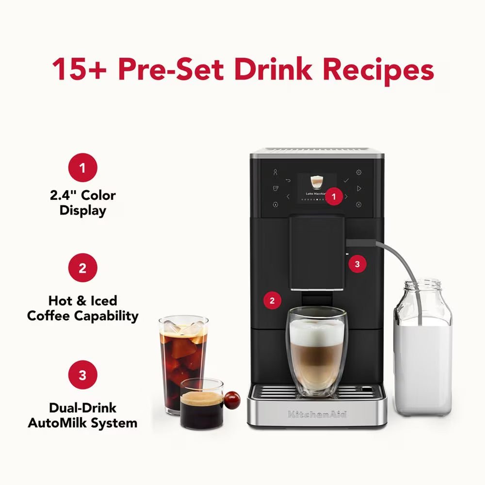 KitchenAid - KF3 Fully Automatic Espresso Machine - Café Liégeois Canada Inc.