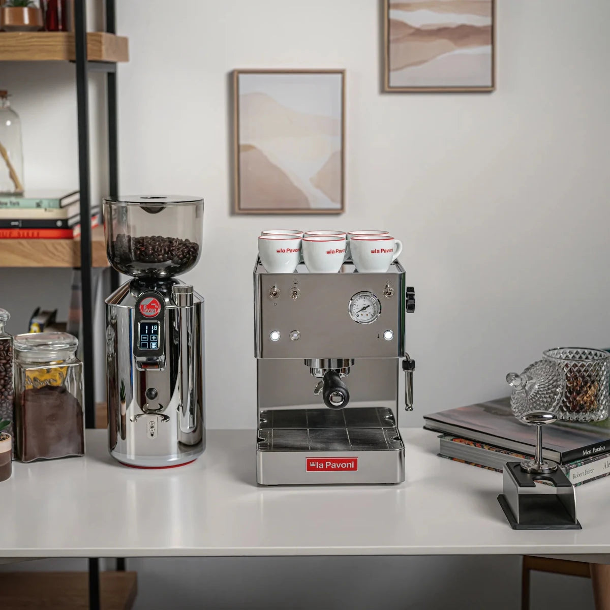 La Pavoni - Casa Bar Steel Manual Espresso Machine Stainless Steel - Café Liégeois Canada Inc.