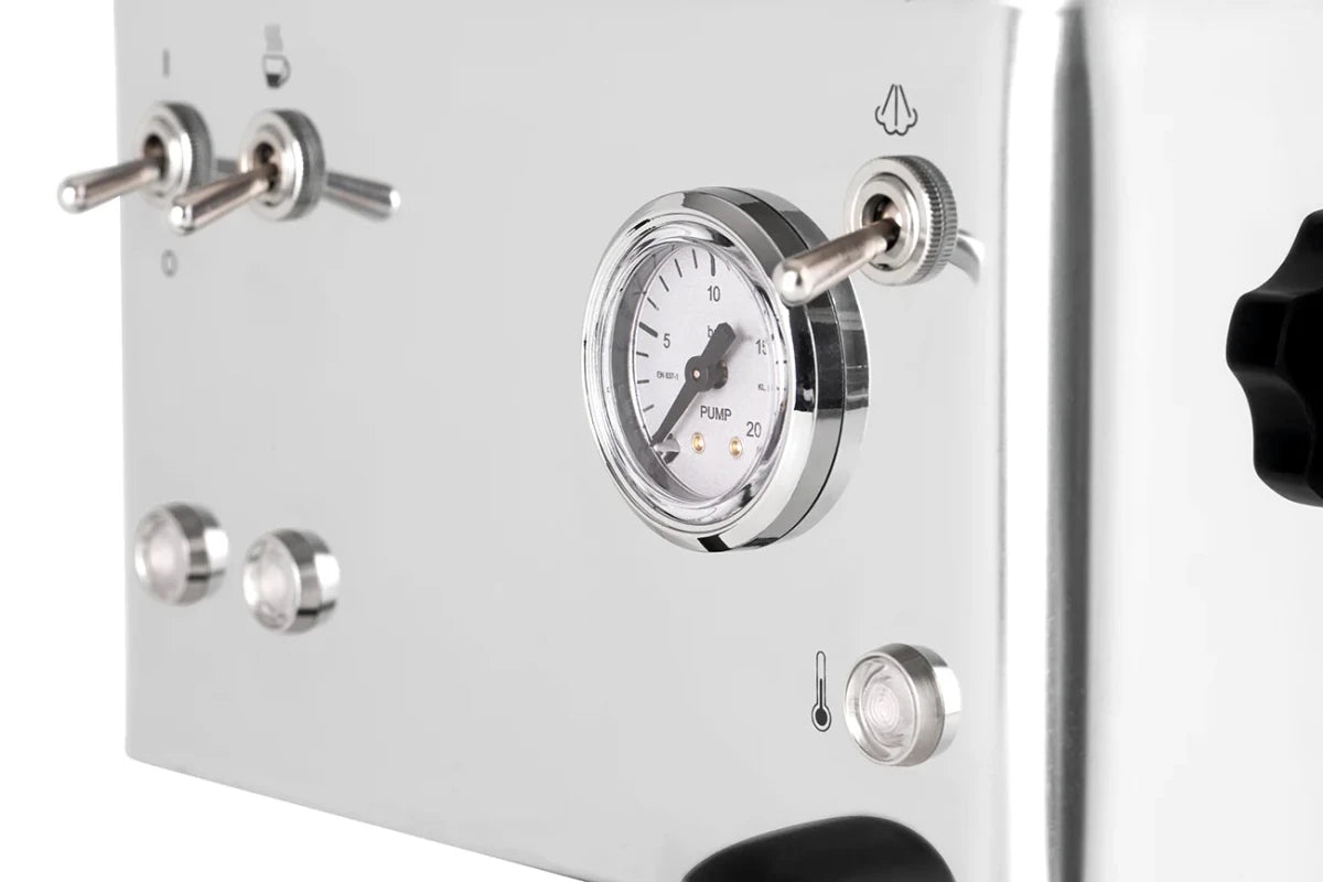 La Pavoni - Casa Bar Steel Manual Espresso Machine Stainless Steel - Café Liégeois Canada Inc.