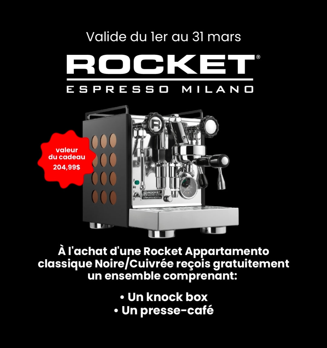 Rocket Appartamento (noir mat/cuivre)