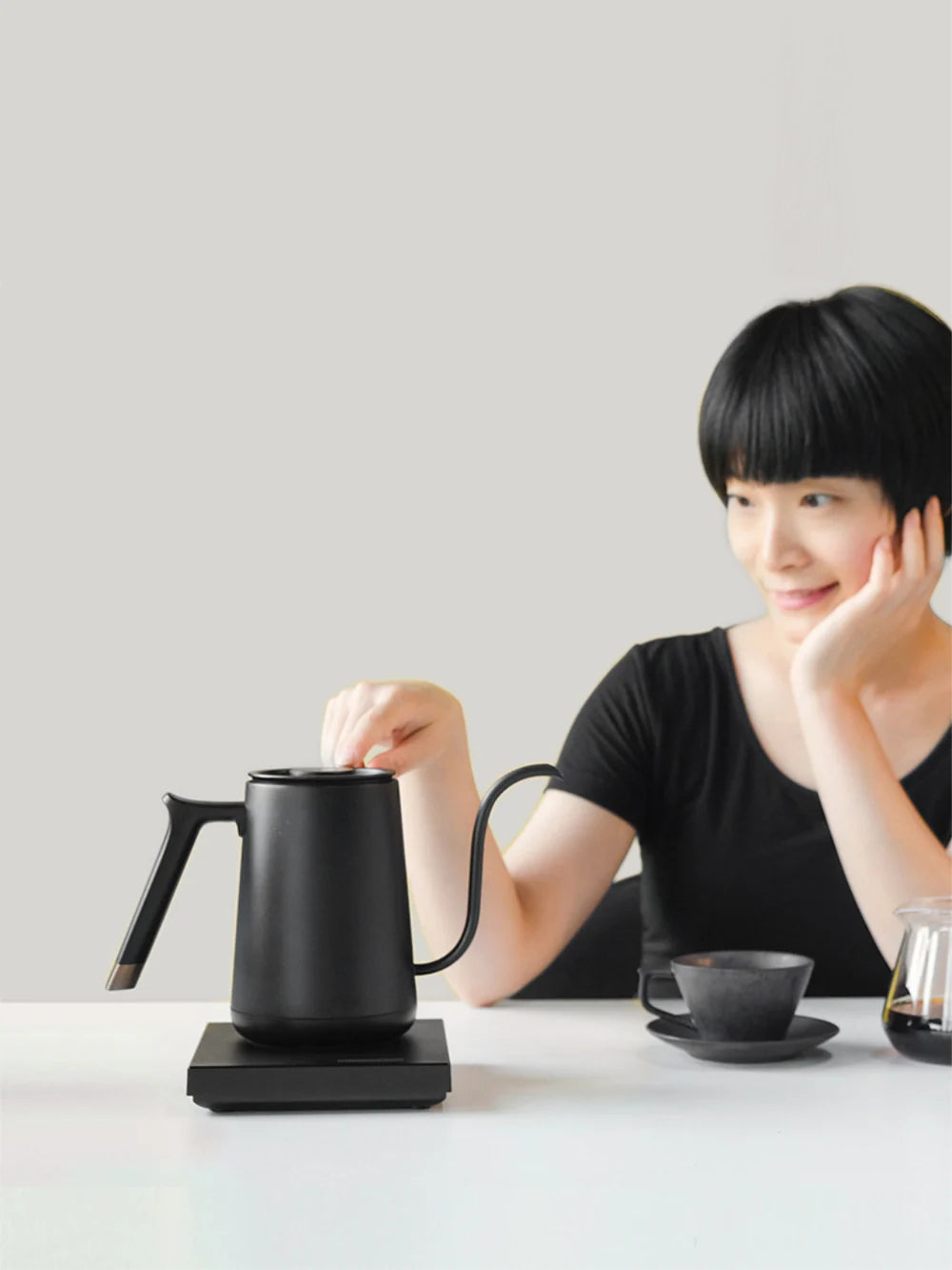 Timemore Fish Smart Electric Pour-Over Kettle – 600 ml – Black