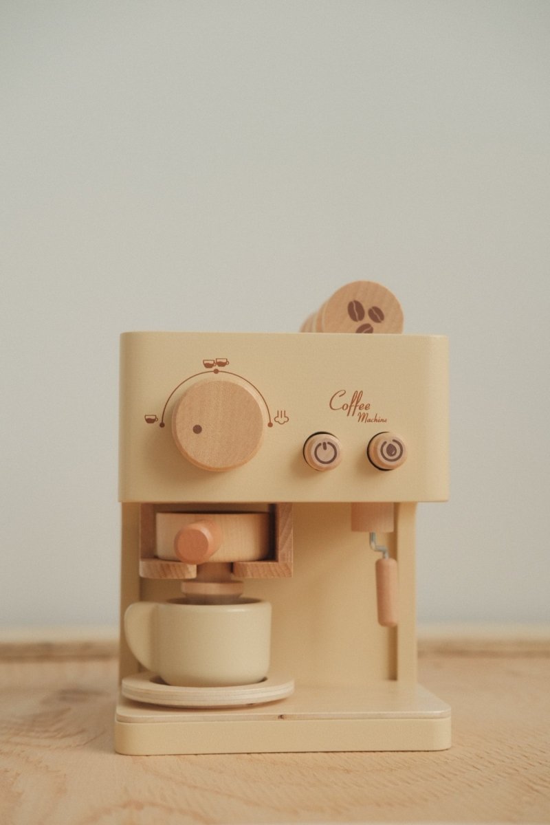 Wooden Coffee Machine for kids