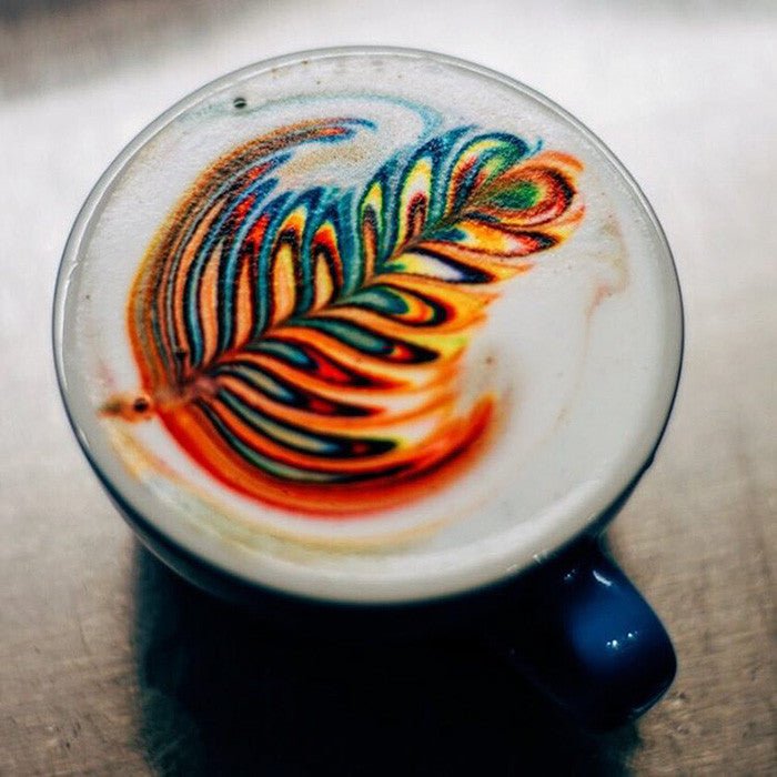 The art of coloured coffee by Mason Salisbury - Café Liégeois