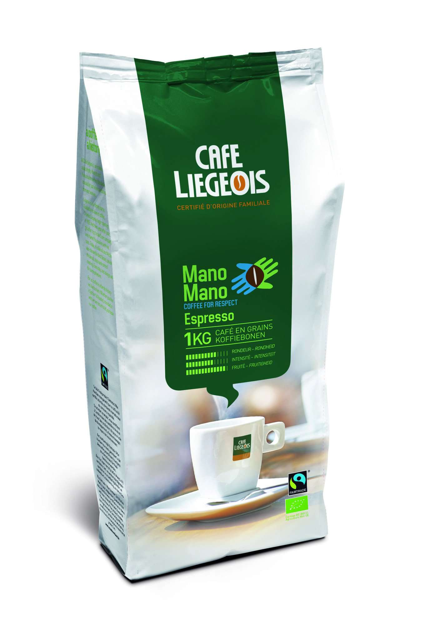 coffee bag fairtrade 1 kg espresso