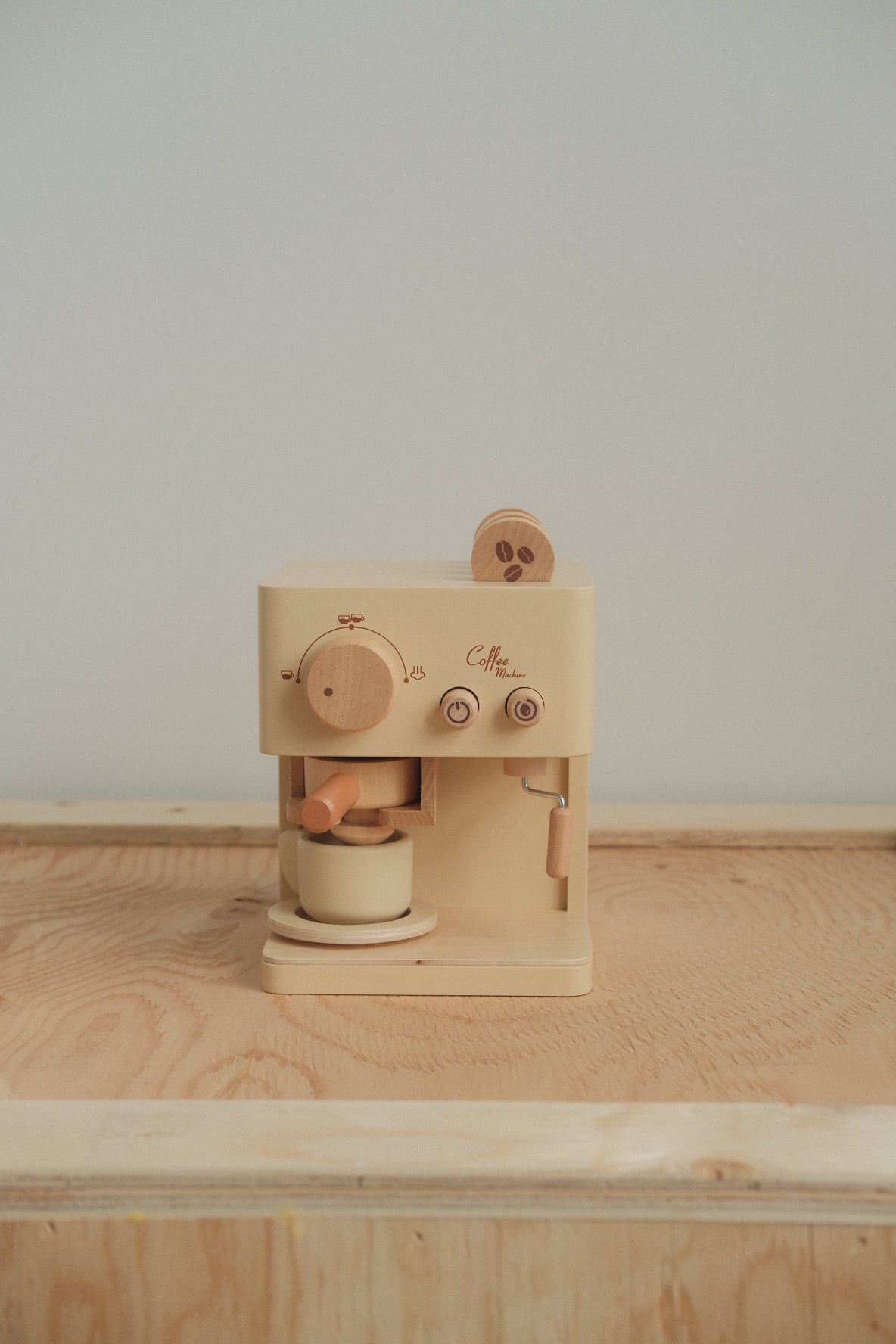 Wooden Coffee Machine for kids