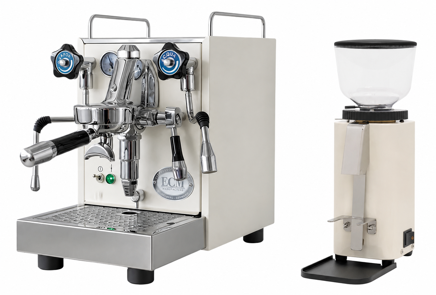 ECM Mechanika Slim PID & ECM C-Manuale 54 Espresso Grinder (Bundle)