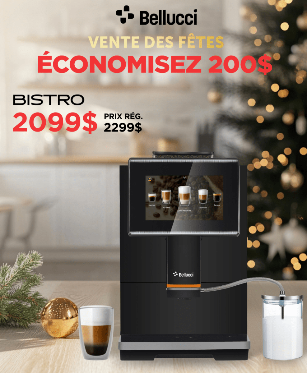 Bellucci - Bistro Automatic Espresso Machine - Café Liégeois Canada Inc.