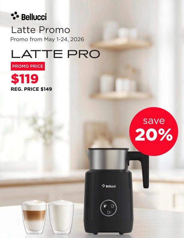 Bellucci - Latte Pro – Induction milk frother hot/cold and hot chocolate maker - Café Liégeois Canada Inc.