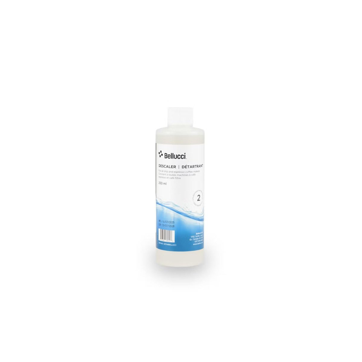 Bellucci - Liquid Descaler - Philips / Saeco certified - Café Liégeois Canada Inc.