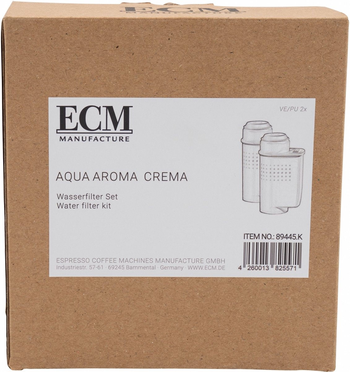 ECM/Profitec AquaAroma Crema Water Softener - Café Liégeois