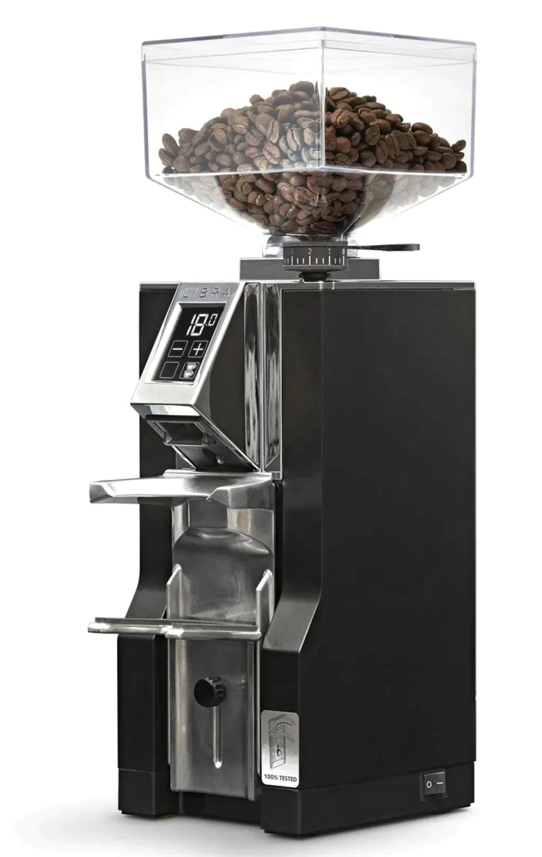 Eureka - Mignon Libra ( Black )Espresso Grinder w/ Grind by Weight - DEMO - Café Liégeois