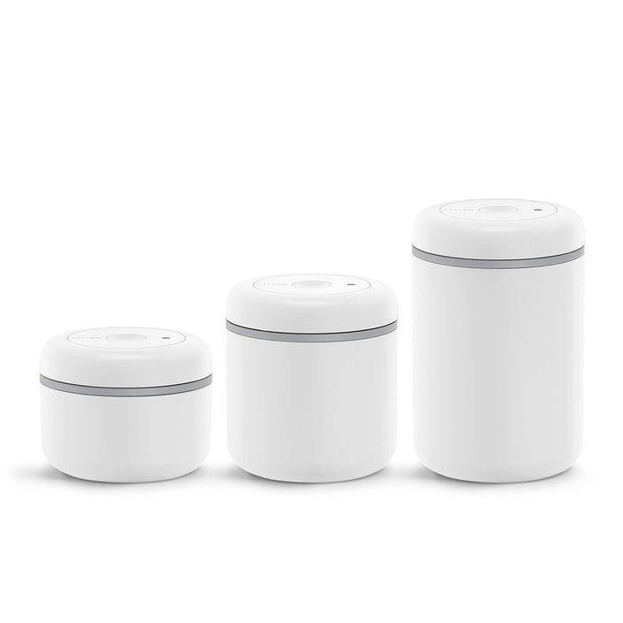 Fellow - Atmos vacuum canister (Matte white) - Café Liégeois