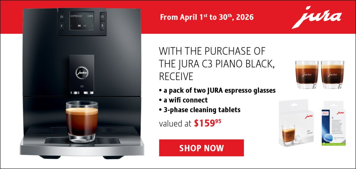 Jura - C3 espresso machine - Café Liégeois Canada Inc.