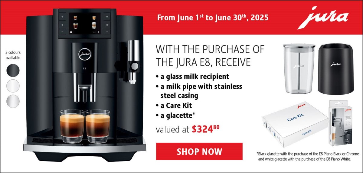 Jura - E8 - NEW VERSION + Free $320 GOODIES - Café Liégeois Canada Inc.