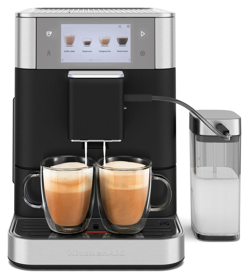 Kitchenaid Large Machine KitchenAid - Fully Automatic Espresso Machine w/ Milk Container - KF8 ...