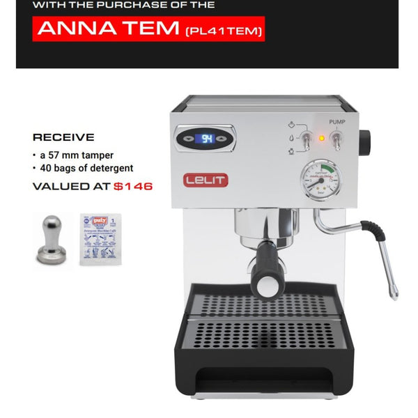 Lelit - Anna 2 with PID (LEPL41TEM) - Café Liégeois