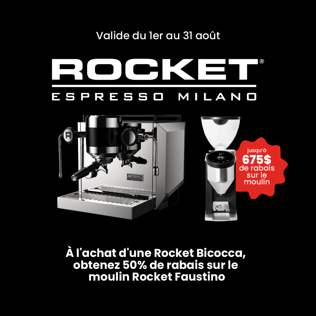Rocket - Bicocca Espresso Machine - Café Liégeois Canada Inc.