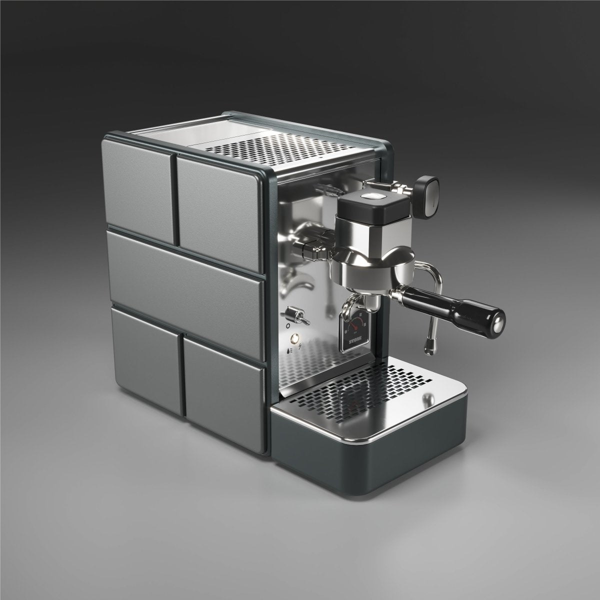 Stone - Espresso Machine - Pure grey - Café Liégeois