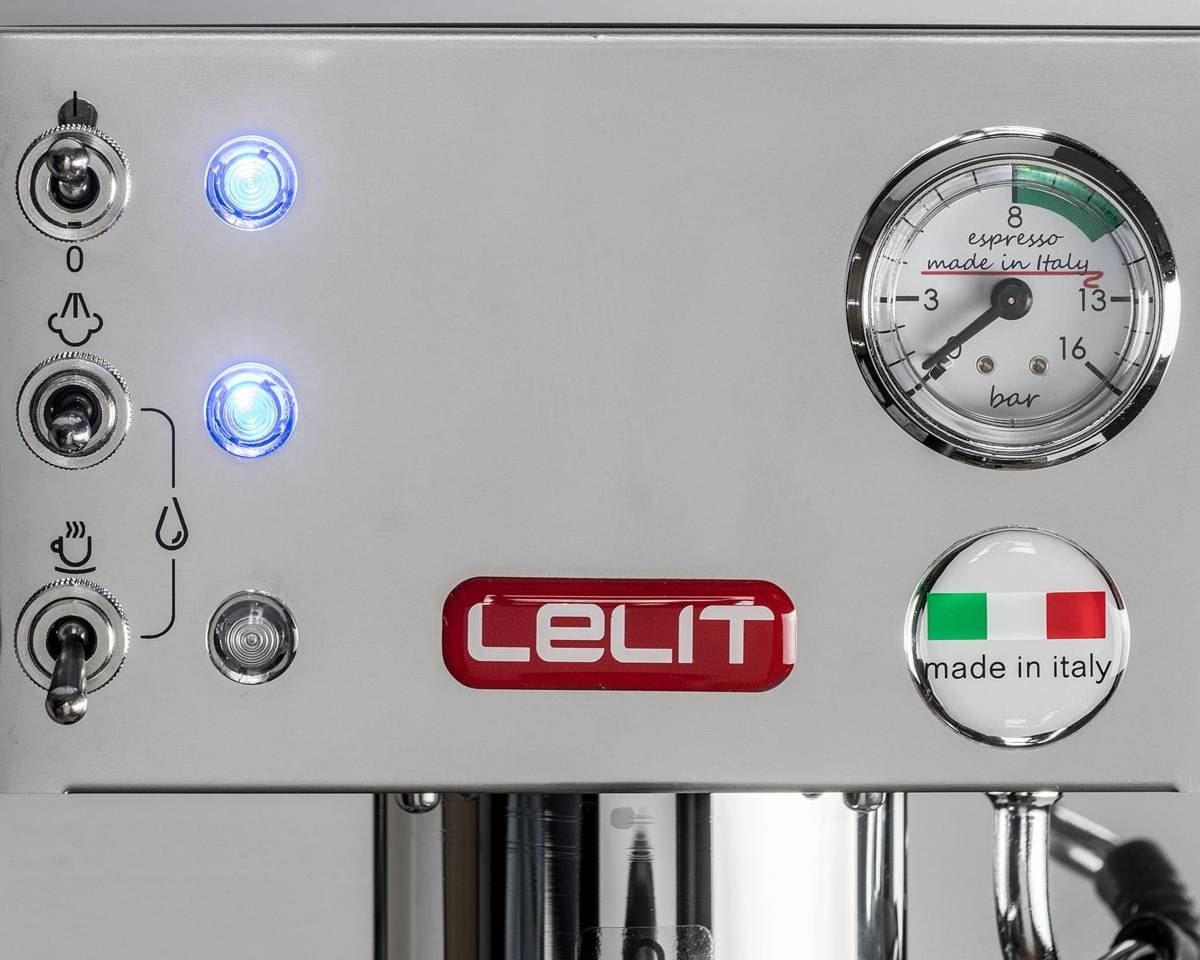 Lelit PL41LEM Anna, Máquina de Espresso Semiprofesional – Manómetro  Retroiluminado-Ideal para el Expreso, el Capuchino y Las Cápsulas de Papel,  1000 W, 2 litros, Stainless Steel, Plateado : : Hogar y cocina