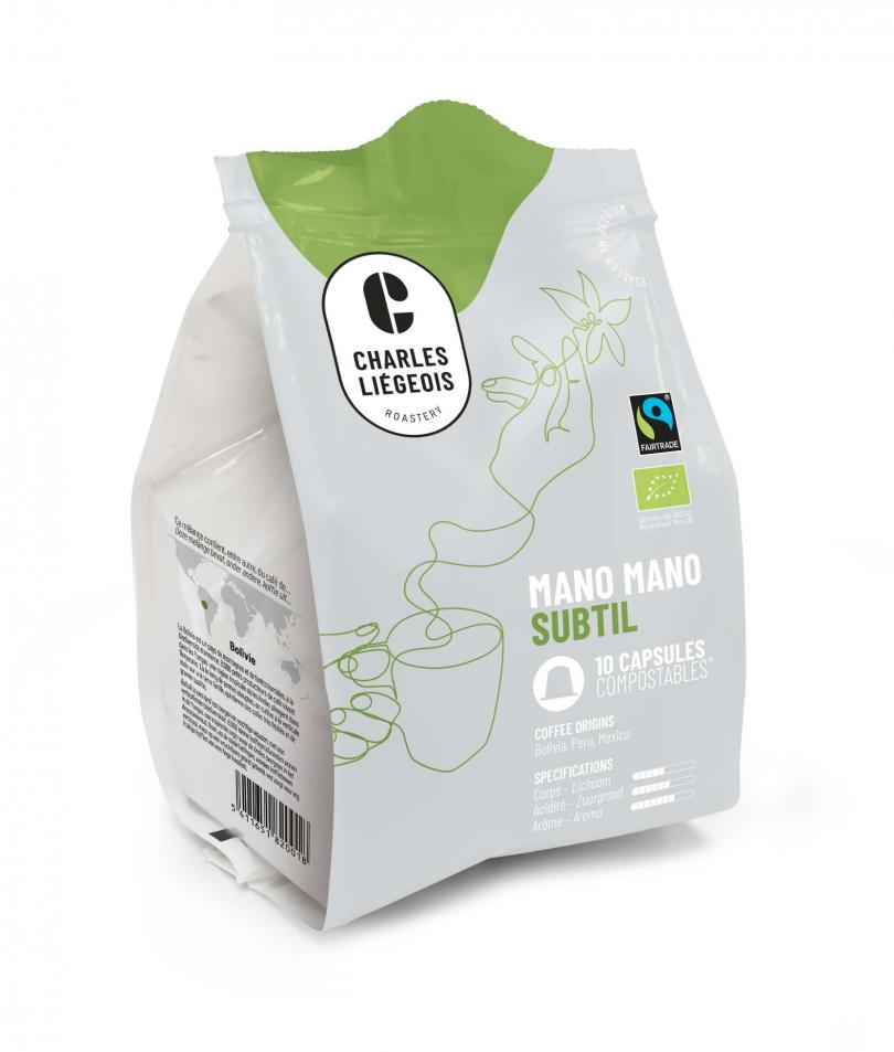 Coffee x100 bio-compostable capsules N°5 Le Naturel-Bio*