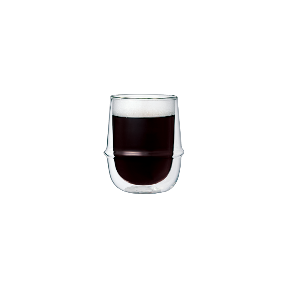 Kinto - Kronos verre à café double paroi (paquet de 2)