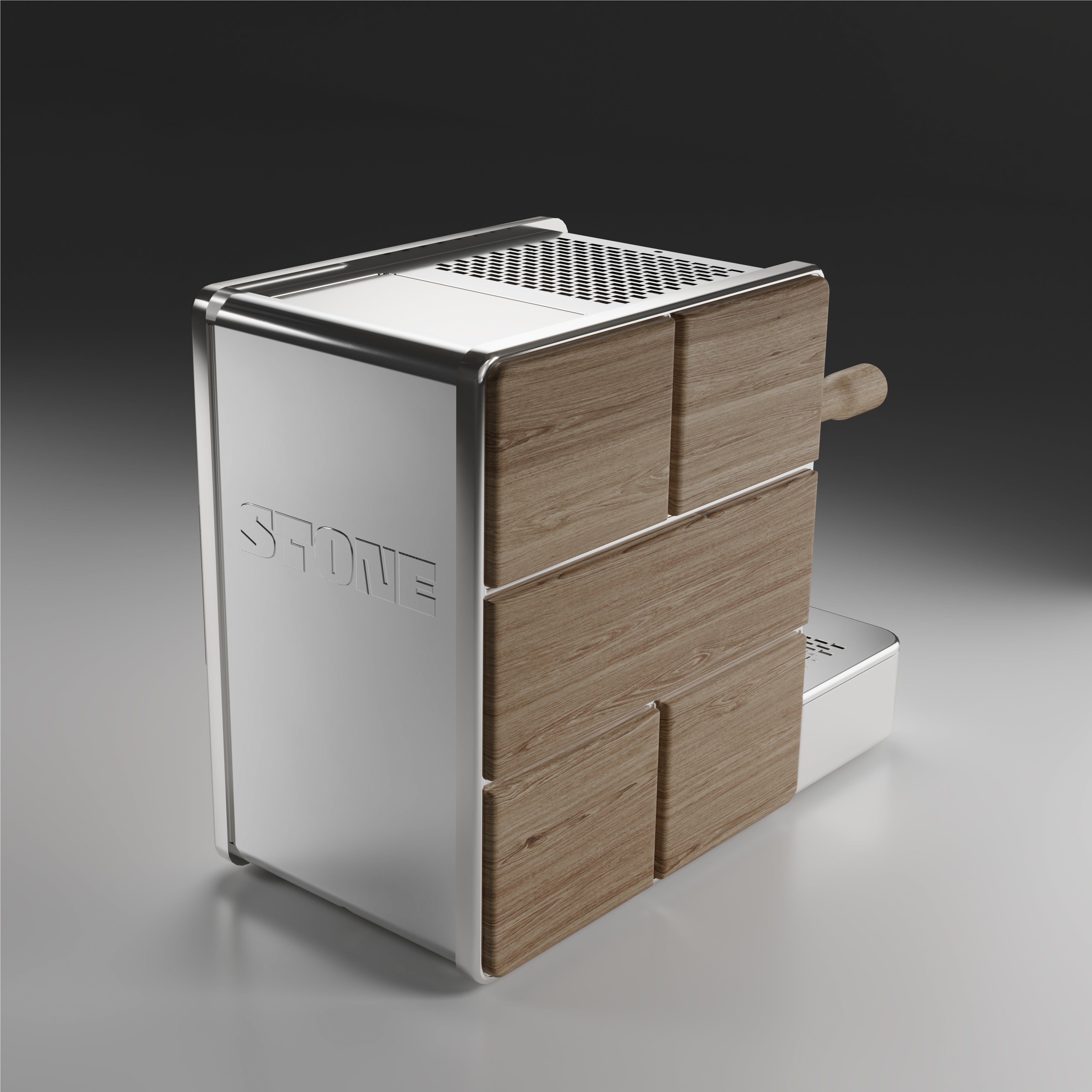 Stone - Espresso Machine - Mine Premium Wood