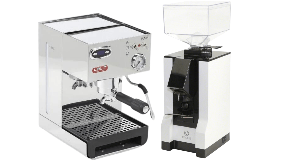 Lelit Anna 2 and Eureka Mignon Facile Grinder - Café Liégeois Canada Inc.